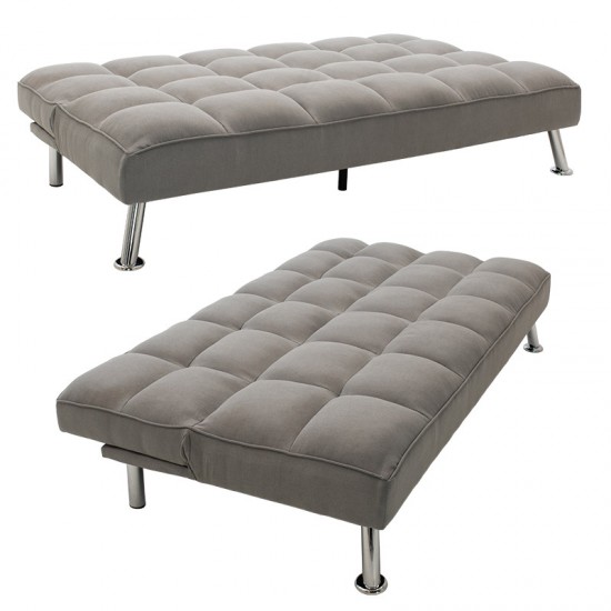 Καναπές-κρεβάτι Rebel 3θέσιος με ύφασμα γκρι 189x92x82εκ