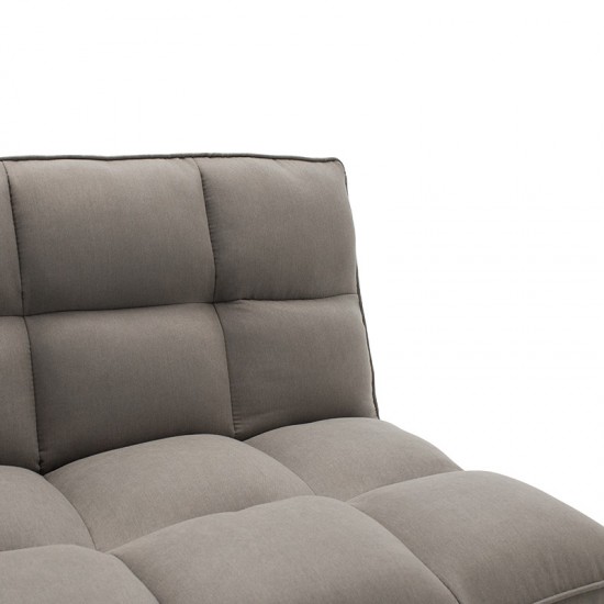 Καναπές-κρεβάτι Rebel 3θέσιος με ύφασμα γκρι 189x92x82εκ