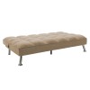 Καναπές-κρεβάτι Rebel 3θέσιος με ύφασμα μπεζ-καφέ 189x92x82εκ