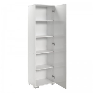 Ντουλάπι-στήλη Chad1 λευκό gloss 45x32x169εκ