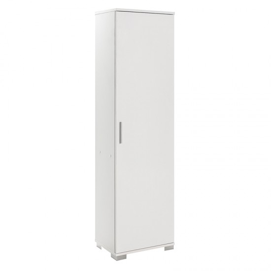 Ντουλάπι-στήλη Chad1 λευκό gloss 45x32x169εκ