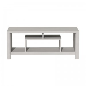 Τραπέζι σαλονιού Tracy λευκό-γκρι 120x60x48.5εκ