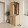 Έπιπλο εισόδου Feby sonoma 80x50.5x190εκ