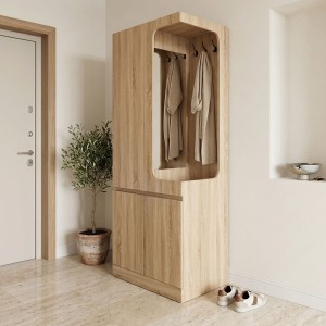 Έπιπλο εισόδου Feby sonoma 80x50.5x190εκ