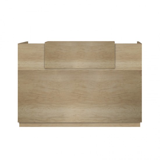 Γραφείο reception Lotus σε χρώμα φυσικό 140x70x110εκ