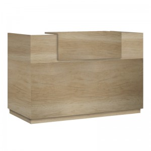 Γραφείο reception Lotus σε χρώμα φυσικό 200x70x110εκ