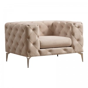 Πολυθρόνα ύφασμα εκρού 108x90x70εκ