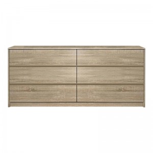 Συρταριέρα Kuanger mdf σε φυσική απόχρωση 120x40x70εκ