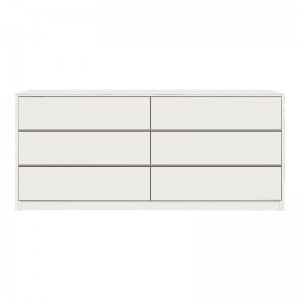 Συρταριέρα Kuanger mdf σε λευκή απόχρωση 120x40x70εκ