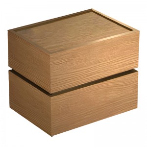 Κομοδίνο Sonlen mdf σε oak απόχρωση 60x40x44.5εκ
