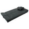 Kαναπές-κρεβάτι Tiko 3θέσιος με αποθηκευτικό χώρο ύφασμα ανθρακί 200x85x90εκ