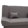 Kαναπές-κρεβάτι Tiko 3θέσιος με αποθηκευτικό χώρο ύφασμα γκρι 200x85x90εκ