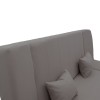Kαναπές-κρεβάτι Tiko 3θέσιος με αποθηκευτικό χώρο ύφασμα γκρι 200x85x90εκ