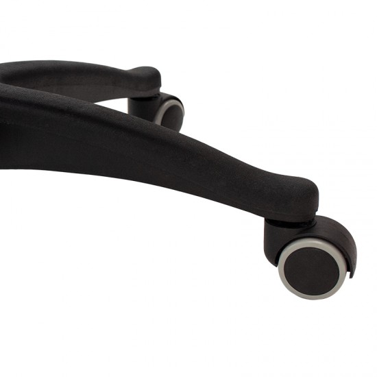 Καρέκλα γραφείου διευθυντή Roby με pu χρώμα μαύρο 65X69X102/110CM