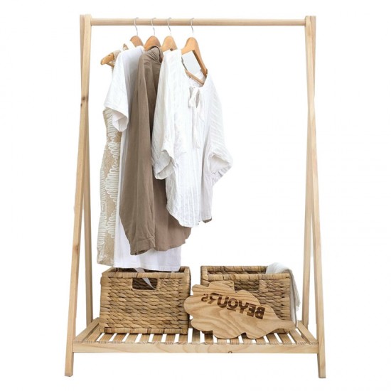 Έπιπλο εισόδου Leone φυσικό 86x38x125εκ