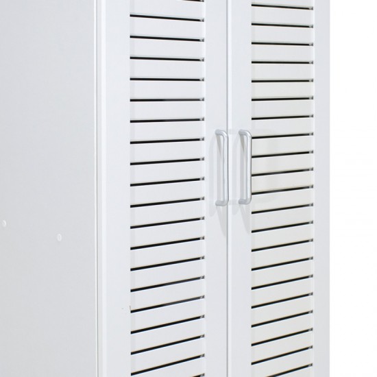 Παπουτσοθήκη-ντουλάπα SANTE 21 ζευγών σε λευκό 60x37x183εκ