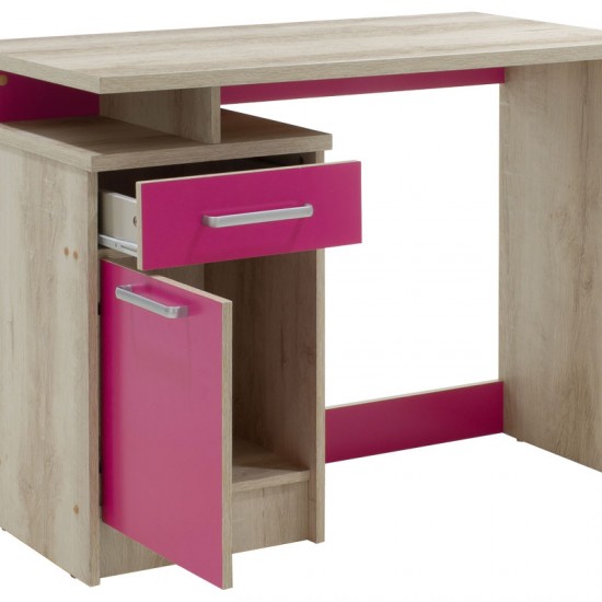 Γραφείο παιδικό Looney χρώμα castillo-ροζ 100x55x75εκ