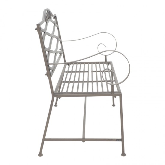 Παγκάκι Benko μέταλλο σε μπρονζέ απόχρωση 114x45x95εκ