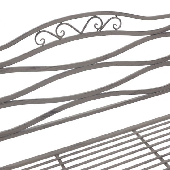 Παγκάκι Benko μέταλλο σε μπρονζέ απόχρωση 114x45x95εκ