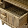 Κομοδίνο Ofra bamboo φυσικό 56x46x69εκ