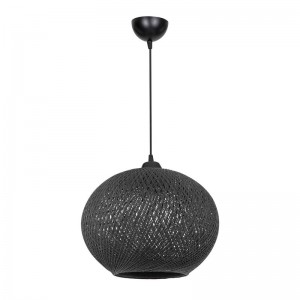 Φωτιστικό οροφής PWL-1112 Ε27 μαύρο Φ38x75εκ