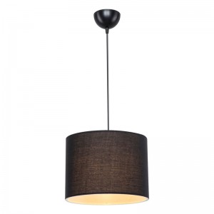 Φωτιστικό οροφής PWL-1115 Ε27 μαύρο Φ22x60εκ