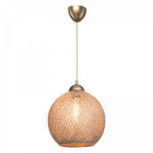 Φωτιστικό οροφής PWL-1113 Ε27 καφέ Φ26x72εκ