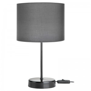 Επιτραπέζιο φωτιστικό Ε27 ανθρακί-μαύρο Φ22x36.5εκ