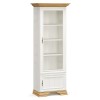 Βιτρίνα Jaden golden oak-λευκό antique 70,5x43x197,5εκ