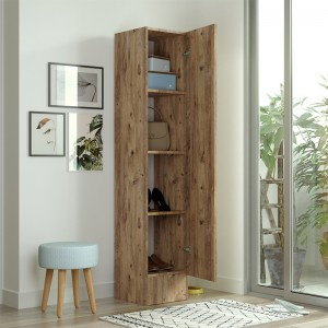 Ντουλάπι-στήλη Xara sonoma 35.5x35.5x180εκ Ντουλάπι-στήλη Xara sonoma 35.5x35.5x180εκ
