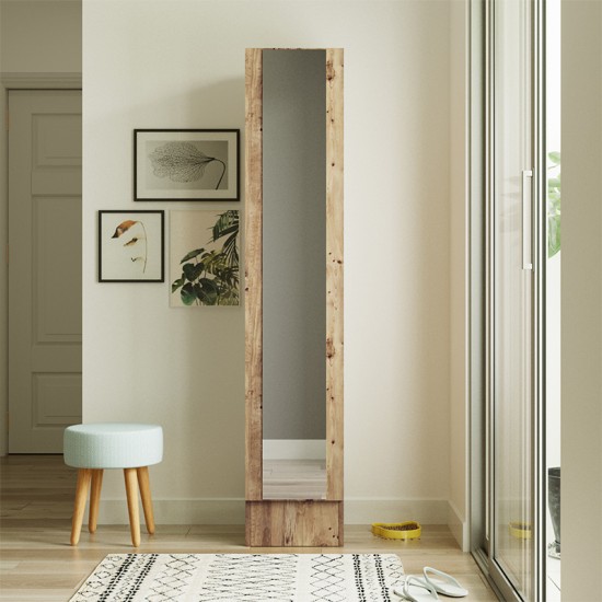 Ντουλάπι-στήλη Xara sonoma 35.5x35.5x180εκ Ντουλάπι-στήλη Xara sonoma 35.5x35.5x180εκ