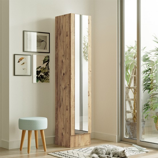 Ντουλάπι-στήλη Xara sonoma 35.5x35.5x180εκ Ντουλάπι-στήλη Xara sonoma 35.5x35.5x180εκ