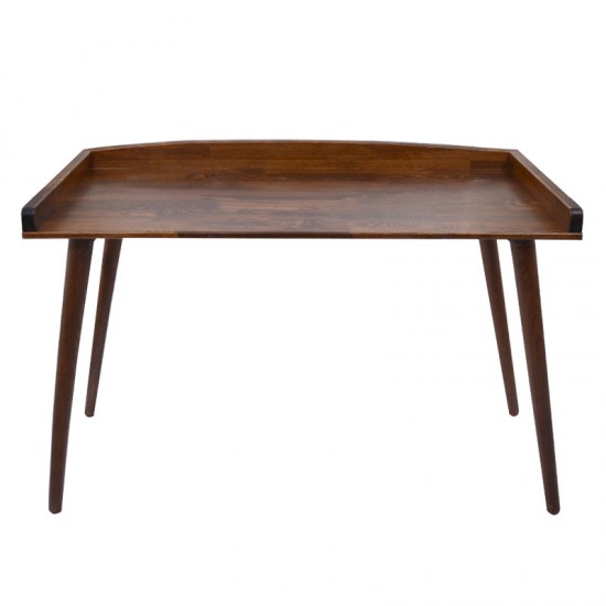 Γραφείο εργασίας Brady φυσικό ξύλο πεύκου καρυδί 119x59x75εκ