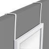 Καθρέπτης πόρτας PWD-0111 polyresin-λευκό 34x1.7x94εκ