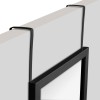 Καθρέπτης πόρτας PWD-0111 polyresin-μαύρο 34x1.7x94εκ