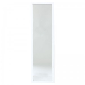 Καθρέπτης δαπέδου PWD-0112 polyresin-γυαλί λευκό 39x33.5x125εκ