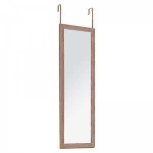 Καθρέπτης πόρτας PWD-0113 MDF-αλουμίνιο φυσικό 35x2x109εκ