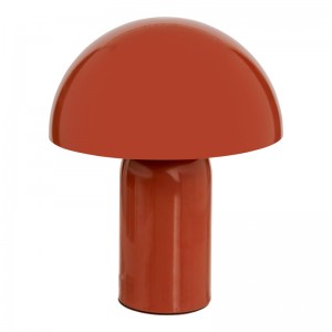 Επιτραπέζιο φωτιστικό Mushi μέταλλο σε terracotta απόχρωση Φ20x24,5εκ