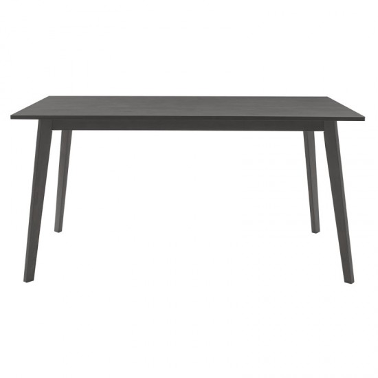 Tραπεζαρία Benson - Toto σετ 7τμχ rustic grey - ύφασμα γκρι 150x90x75εκ