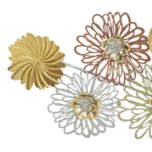 Διακοσμητικό τοίχου Tutsi μέταλλο πολύχρωμο 102.9x5.1x43.2εκ