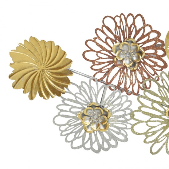 Διακοσμητικό τοίχου Tutsi μέταλλο πολύχρωμο 102.9x5.1x43.2εκ