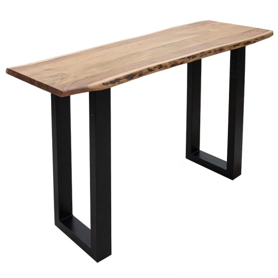Kονσόλα Henri ξύλο ακακίας φυσικό-πόδι μαύρο 140x45x75.5εκ Kονσόλα Henri ξύλο ακακίας φυσικό-πόδι μαύρο 140x45x75.5εκ
