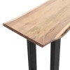 Kονσόλα Henri ξύλο ακακίας φυσικό-πόδι μαύρο 140x45x75.5εκ Kονσόλα Henri ξύλο ακακίας φυσικό-πόδι μαύρο 140x45x75.5εκ
