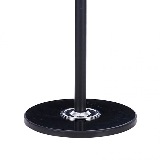 Καλόγερος ρούχων Lorenda pakoworld μέταλλο μαύρο Φ37x175εκ