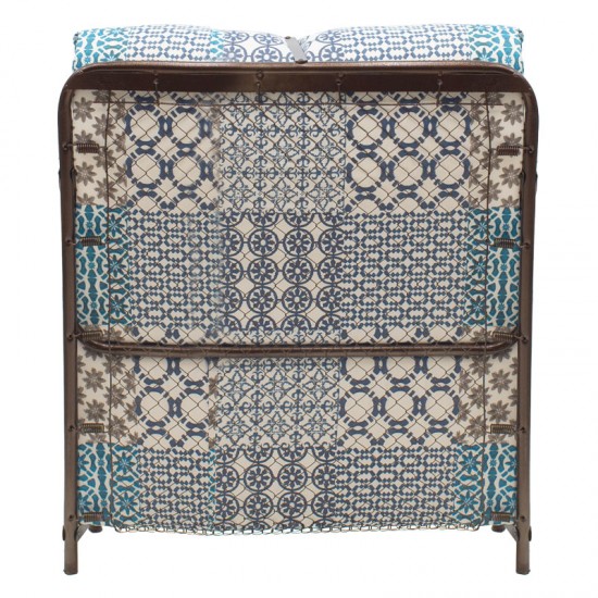 Ράντζο-κρεβάτι μονό PWF-0650 μεταλλικός σομιές 6εκ στρώμα 180x80εκ