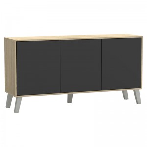 Μπουφές Billie sonoma-ανθρακί 149x40x77εκ