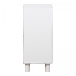 Κομοδίνο Emersi MDF σε λευκή απόχρωση 40x32x70εκ