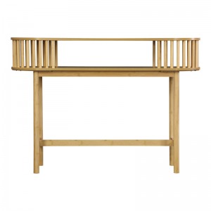 Κονσόλα Nodial MDF/Bamboo σε φυσική απόχρωση 120x39x85εκ