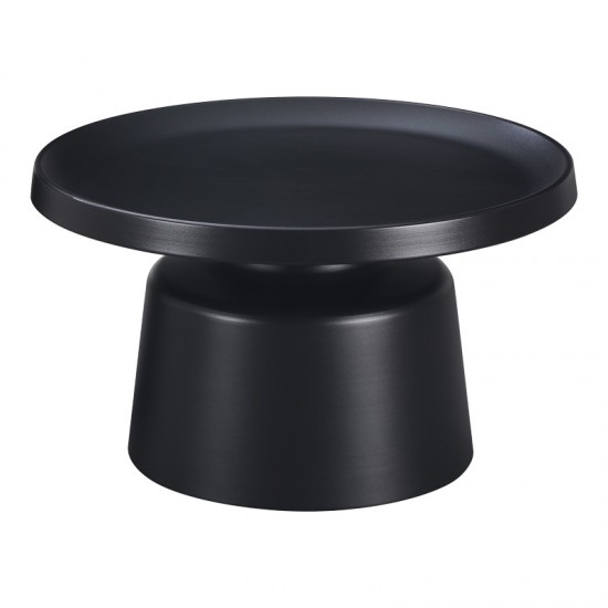 Τραπέζια σαλονιού Ginoze σετ 2τεμ μέταλλο σε μαύρη απόχρωση