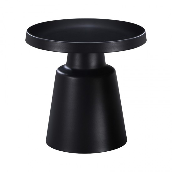 Τραπέζια σαλονιού Ginoze σετ 2τεμ μέταλλο σε μαύρη απόχρωση